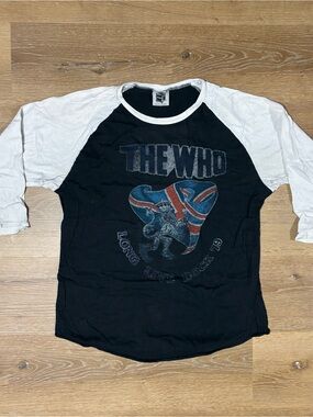 Vintage The Who 1979 Original Tour T- Shirt Long Live Rock Madison Square Garden